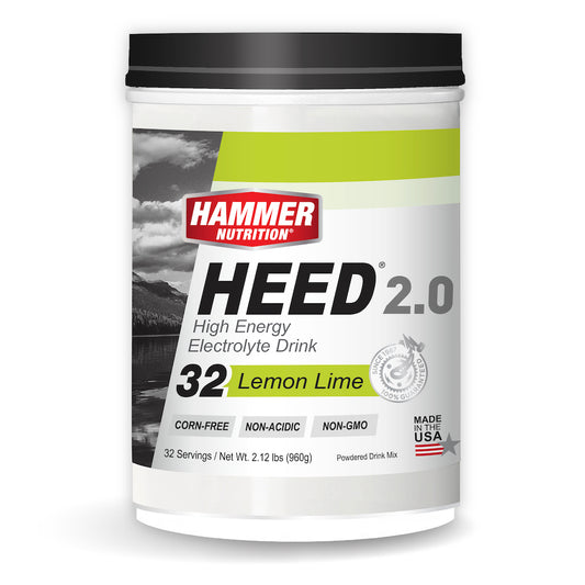 Hammer Nutrition - HEED 2.0, Lemon Lime, 32 Servings