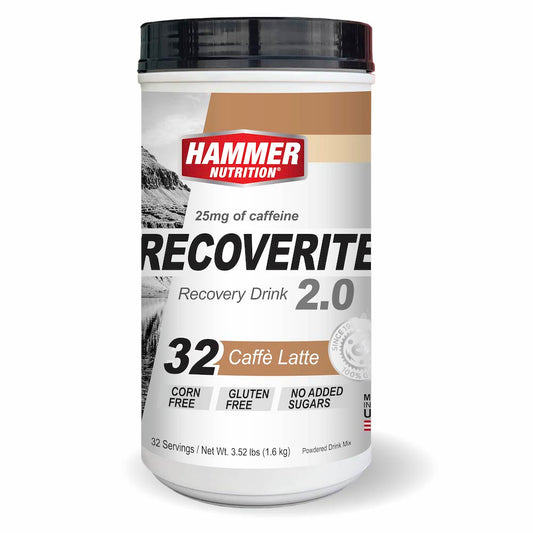 Hammer Nutrition - Recoverite 2.0, Caffe Latte, 32 Servings