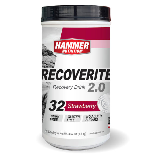 Hammer Nutrition - Recoverite 2.0, Strawberry, 32 Servings