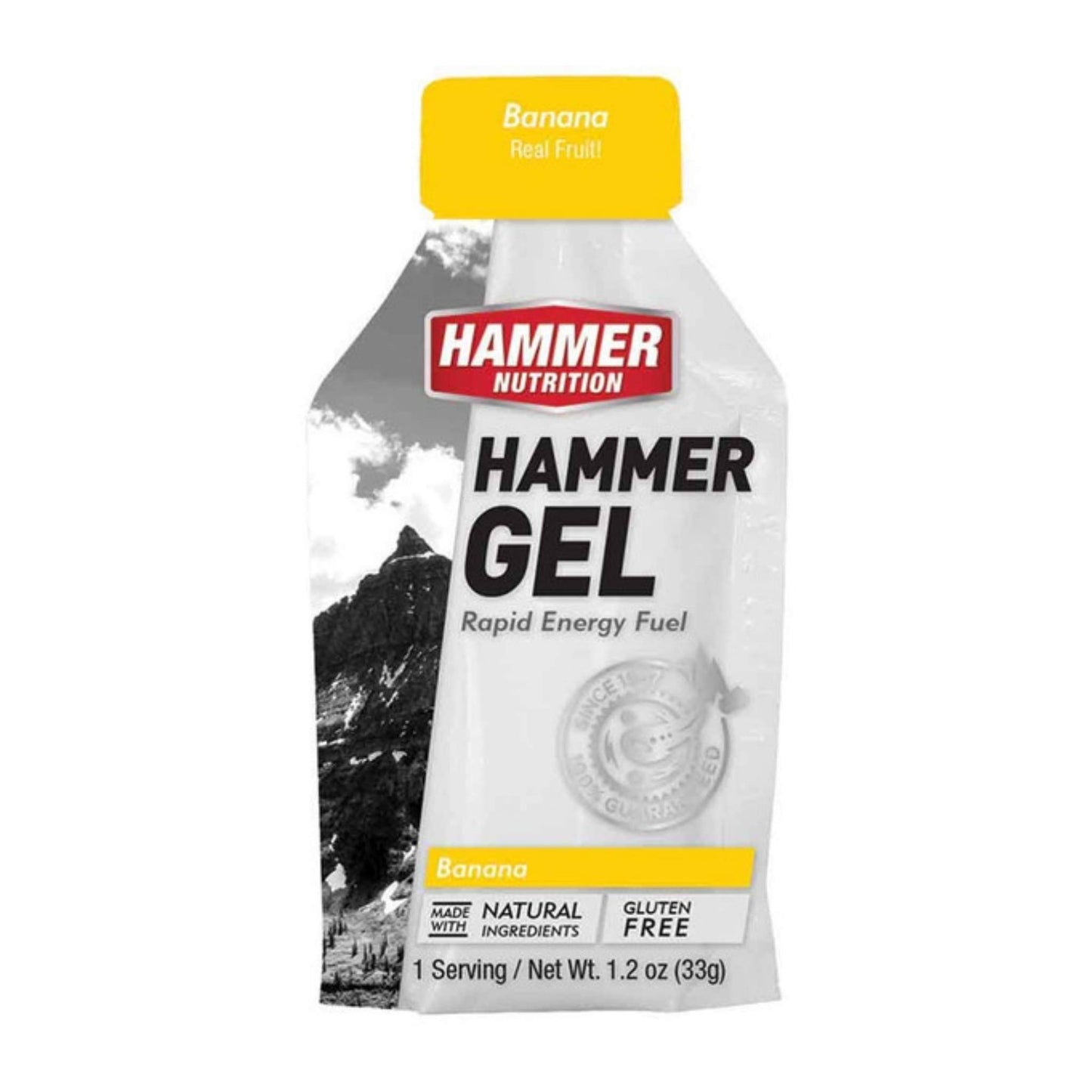 Hammer Nutrition Endurance Gel, Single Serving, Banana, Team Perfect