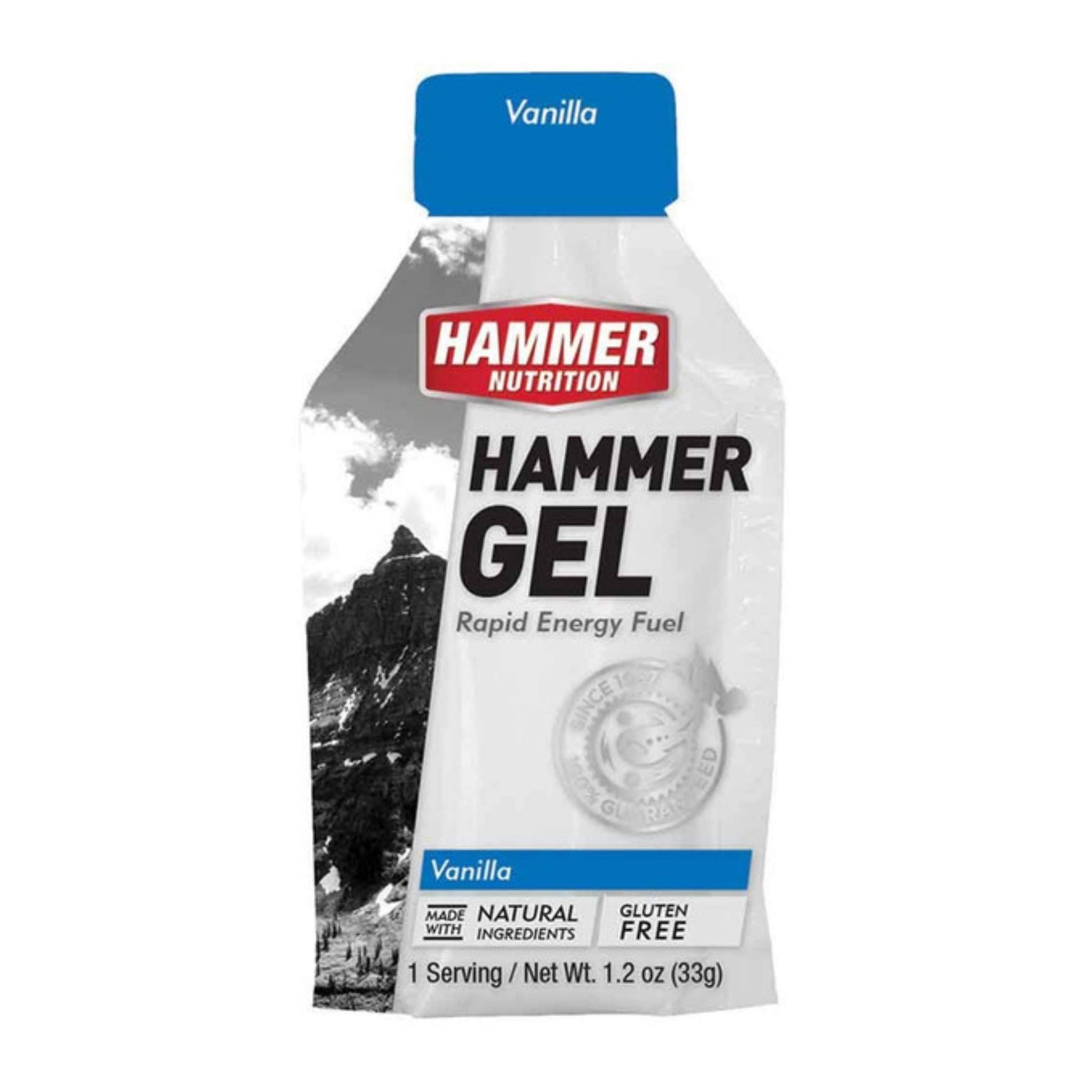 Hammer Nutrition Endurance Gel, Single Serving, Vanilla, Team Perfect