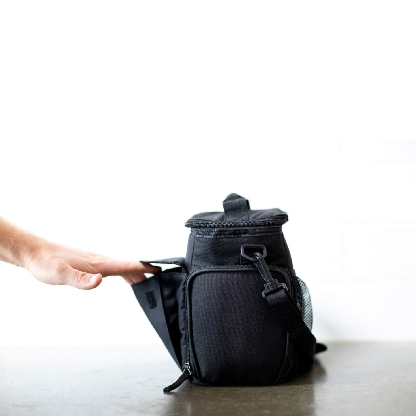 Performa - 3 Meal Cooler Bag, Front Storage Pouch, Black, Team Perfect