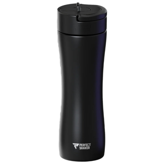 PerfectShaker - LUMA Stainless Steel Shaker Bottle, 22oz, Black