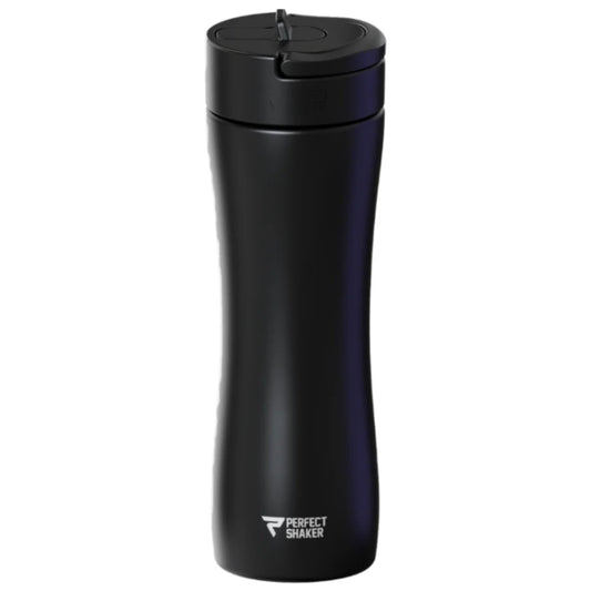 PerfectShaker - LUMA Stainless Steel Shaker Bottle, 22oz, Black