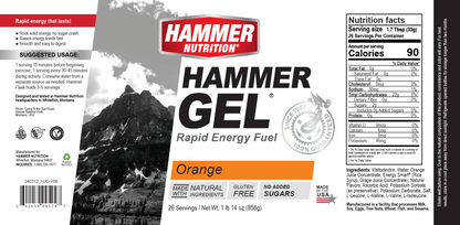 Hammer Nutrition - Hammer Gels - 26 Serving Jug - Orange