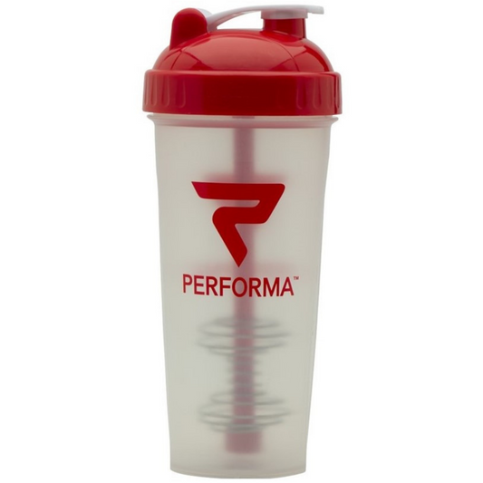 PerfectShaker - CLASSIC Shaker Cup, 28oz, Red/Clear