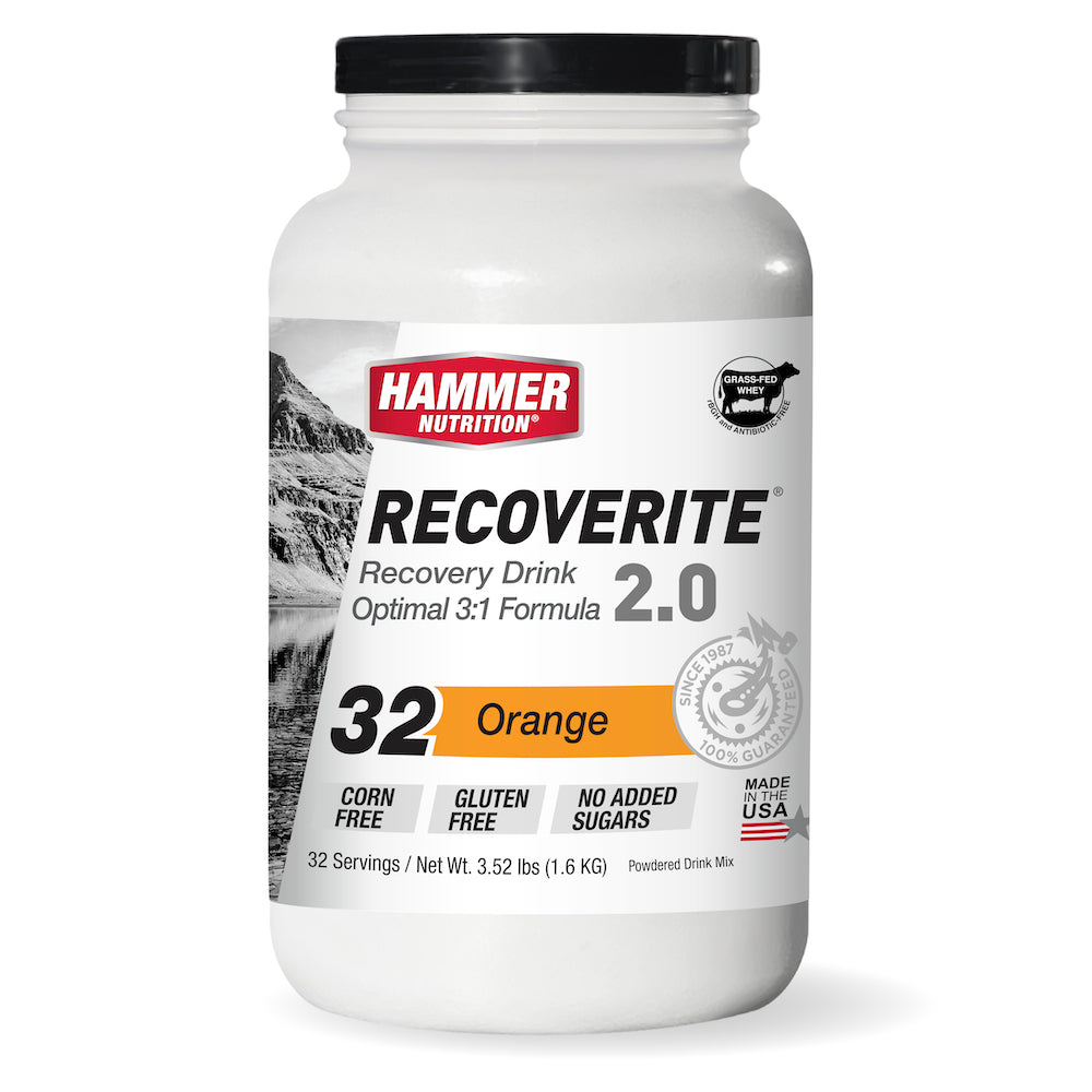 Hammer Nutrition - Recoverite 2.0, Orange, 32 Servings