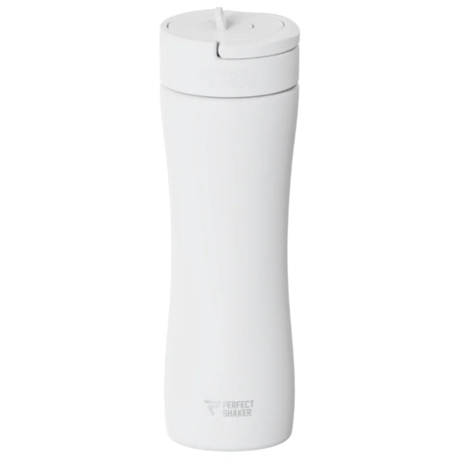 PerfectShaker - LUMA Stainless Steel Shaker Bottle, 22oz, White