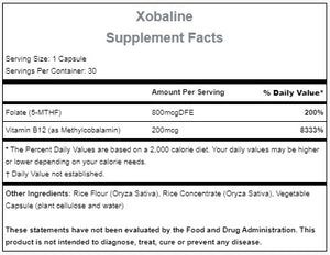Hammer Nutrition - Xobaline, Nutritional Information, Team Perfect