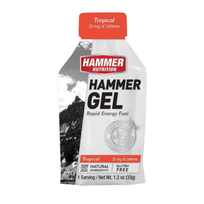 Hammer Nutrition Endurance Gel, Single Serving, Tropical, Team Perfect