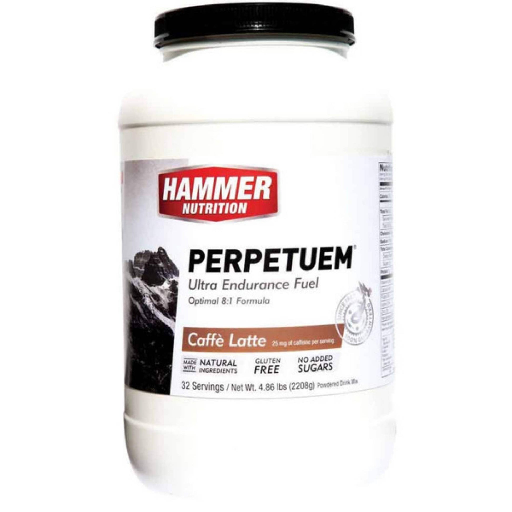 Hammer Nutrition - Perpetuem, Caffe Latte, 32 Servings, Team Perfect