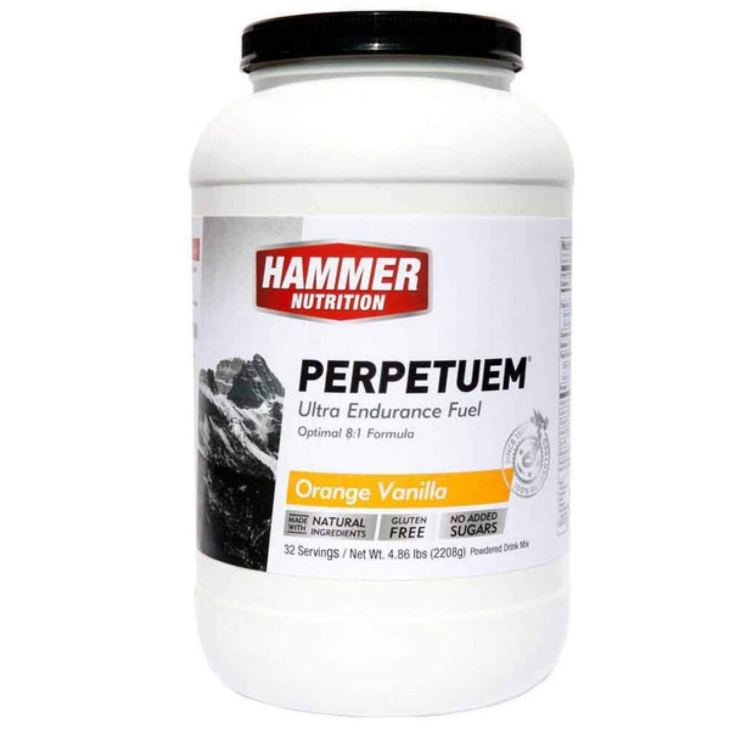 Hammer Nutrition - Perpetuem, Orange Vanilla, 32 Servings, Team Perfect