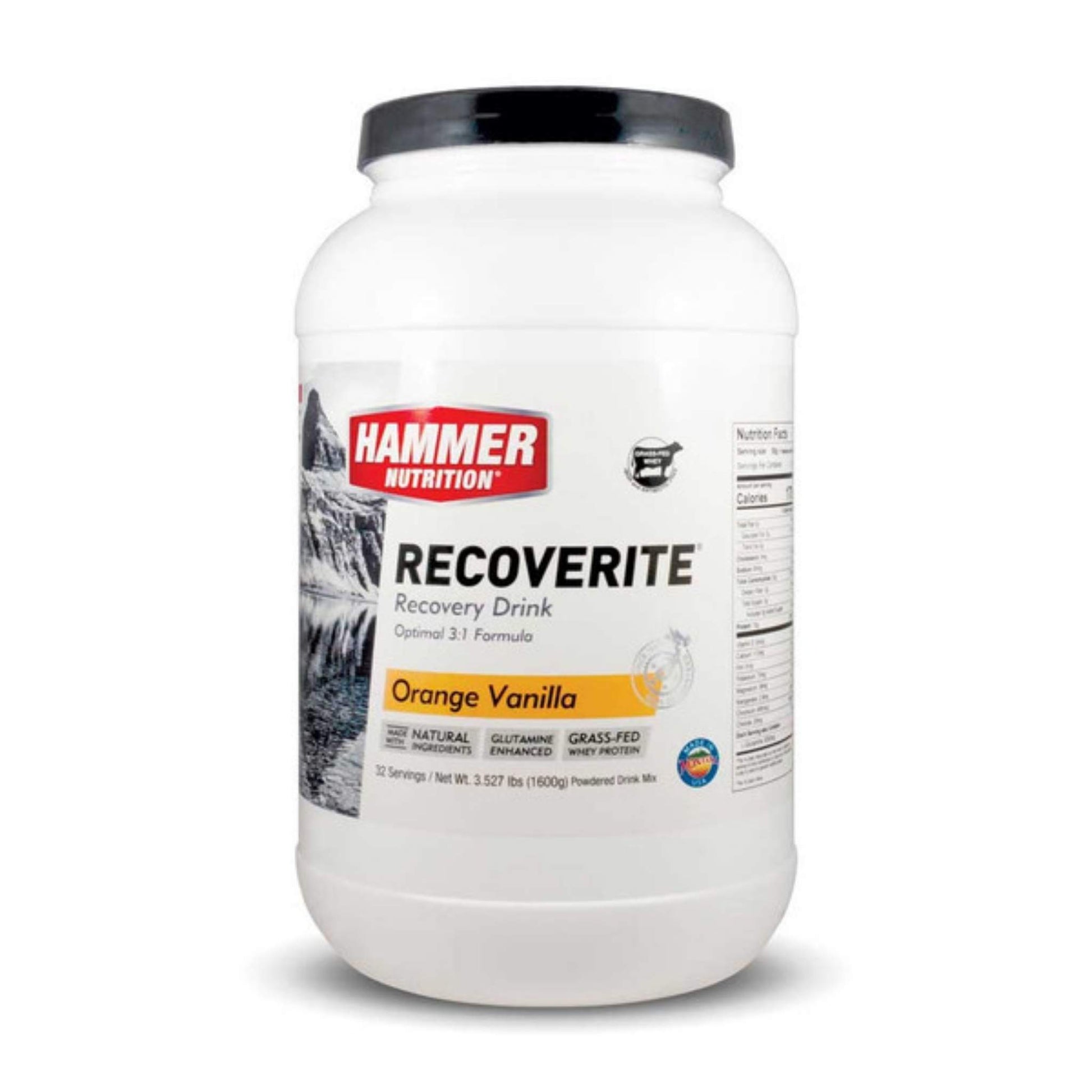 Hammer Nutrition - Recoverite, Orange Vanilla, 32 Servings, Team Perfect