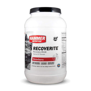 Hammer Nutrition - Recoverite, Strawberry, 32 Servings, Team Perfect