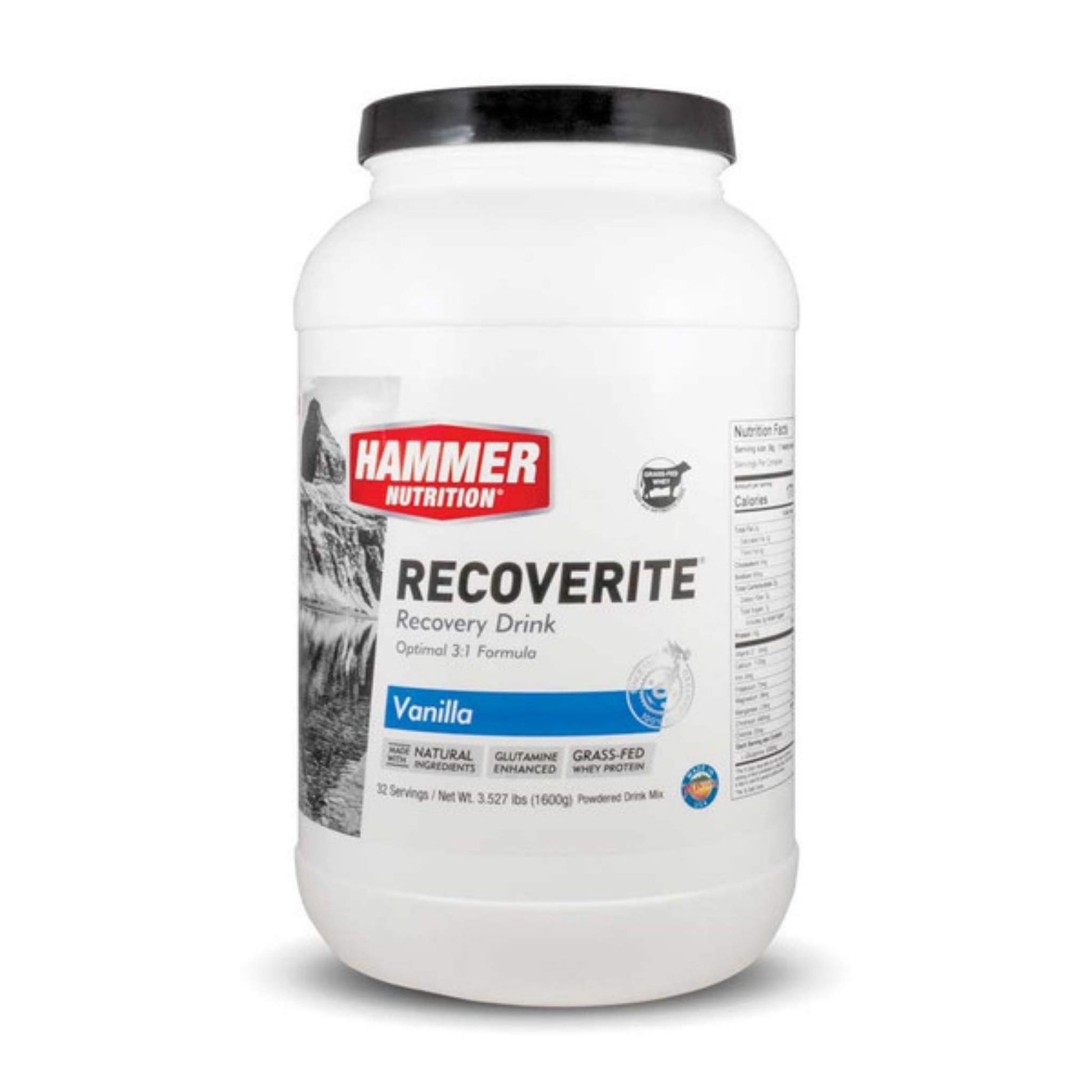 Hammer Nutrition - Recoverite, Vanilla, 32 Servings, Team Perfect