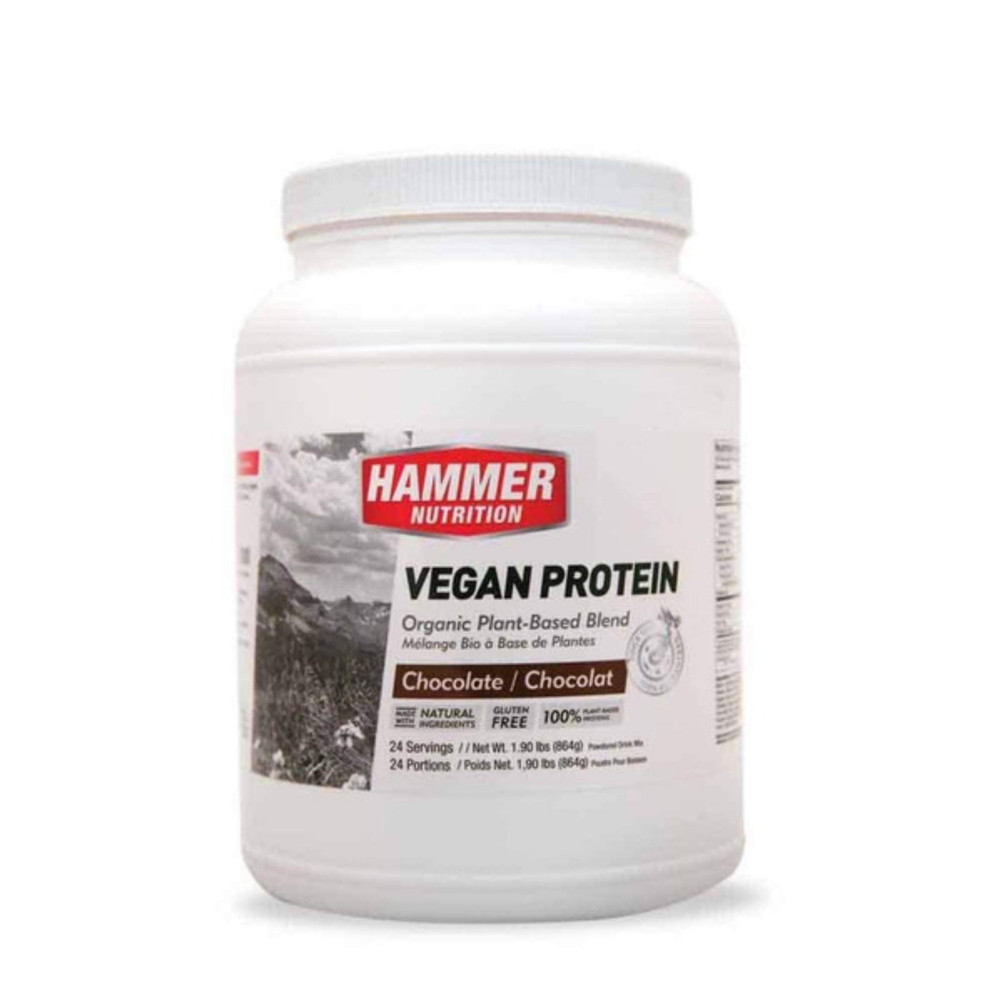 Hammer Nutrition - Vegan Protein, Chocolate, 24 Servings, Team Perfect