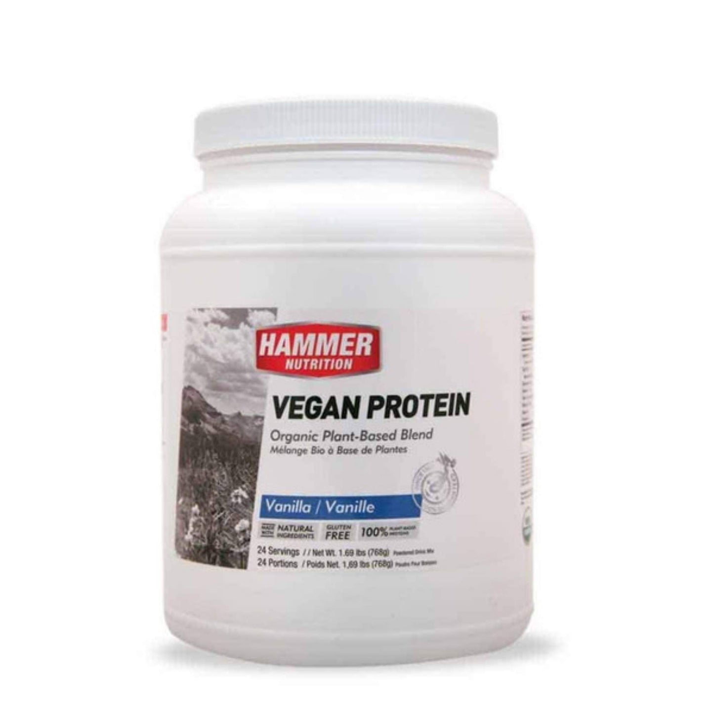 Hammer Nutrition - Vegan Protein, Vanilla, 24 Servings, Team Perfect