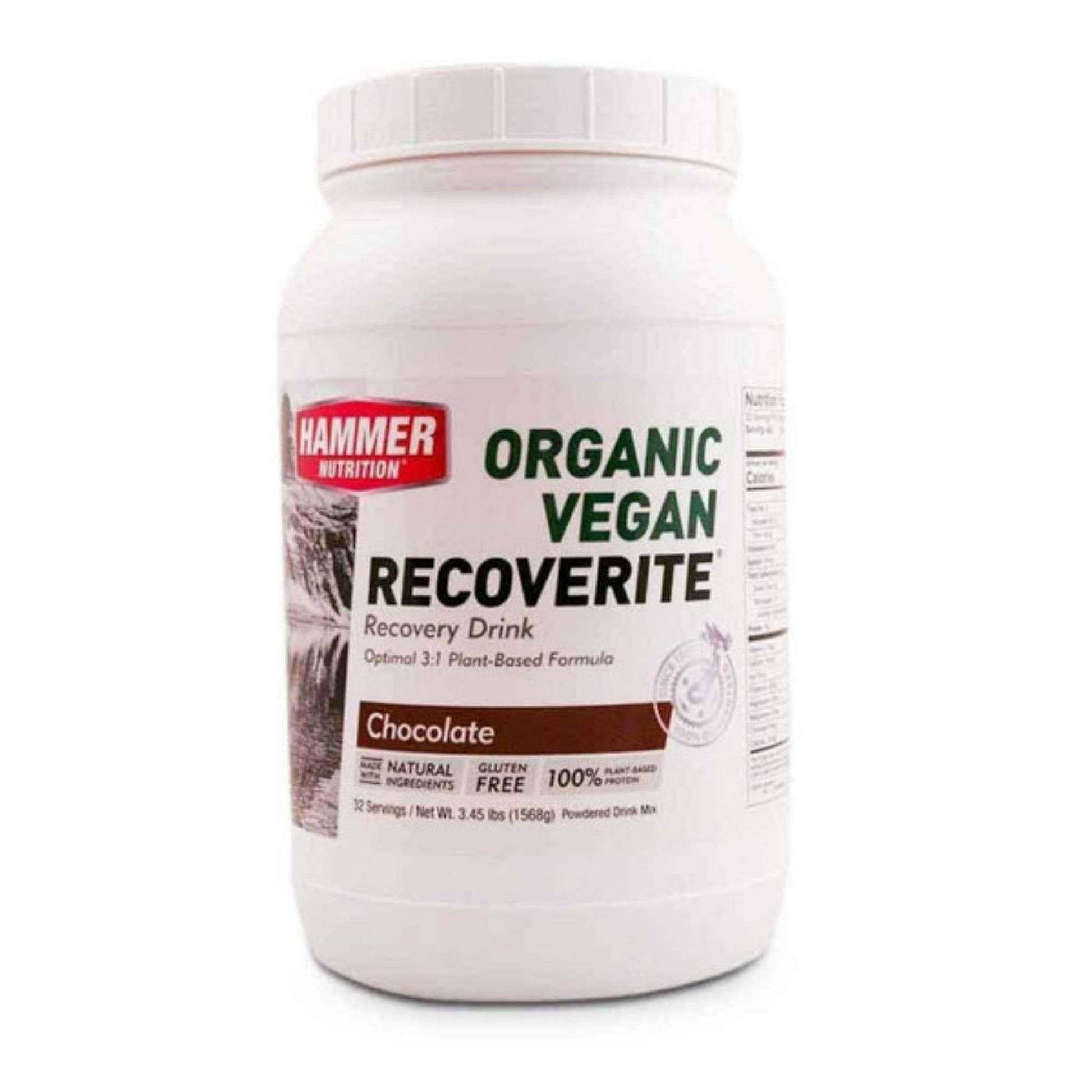 Hammer Nutrition - Vegan Recoverite, Chocolate, 32 Servings, Team Perfect