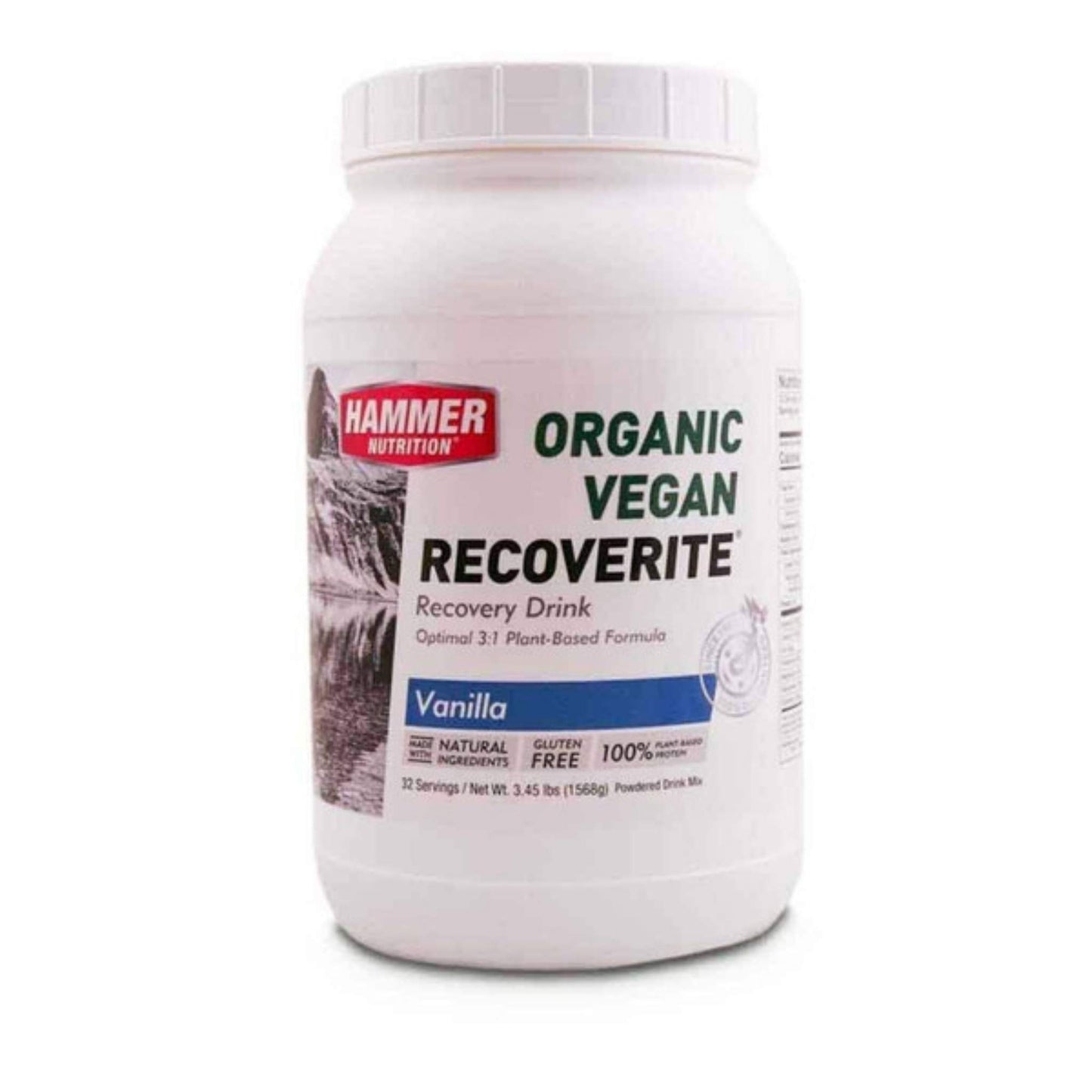 Hammer Nutrition - Vegan Recoverite, Vanilla, 32 Servings, Team Perfect