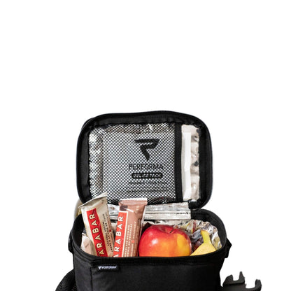 Performa - 3 Meal Cooler Bag, Top Storage Compartment, Black, Team Perfect