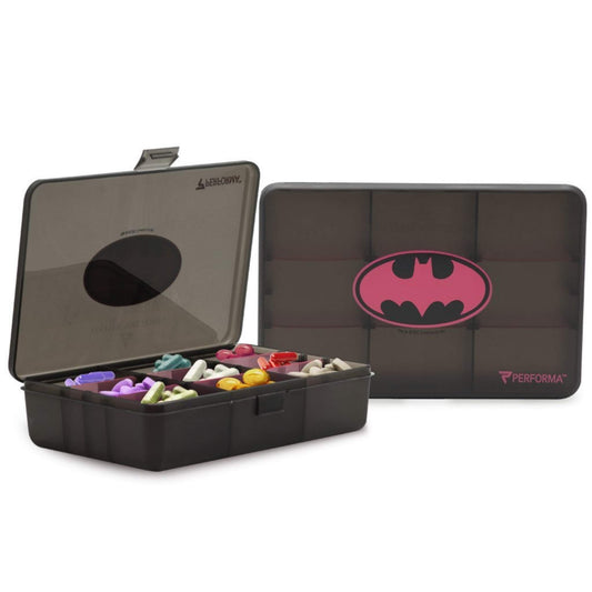 Performa - Chest Pill Container, Pink Batman, Team Perfect