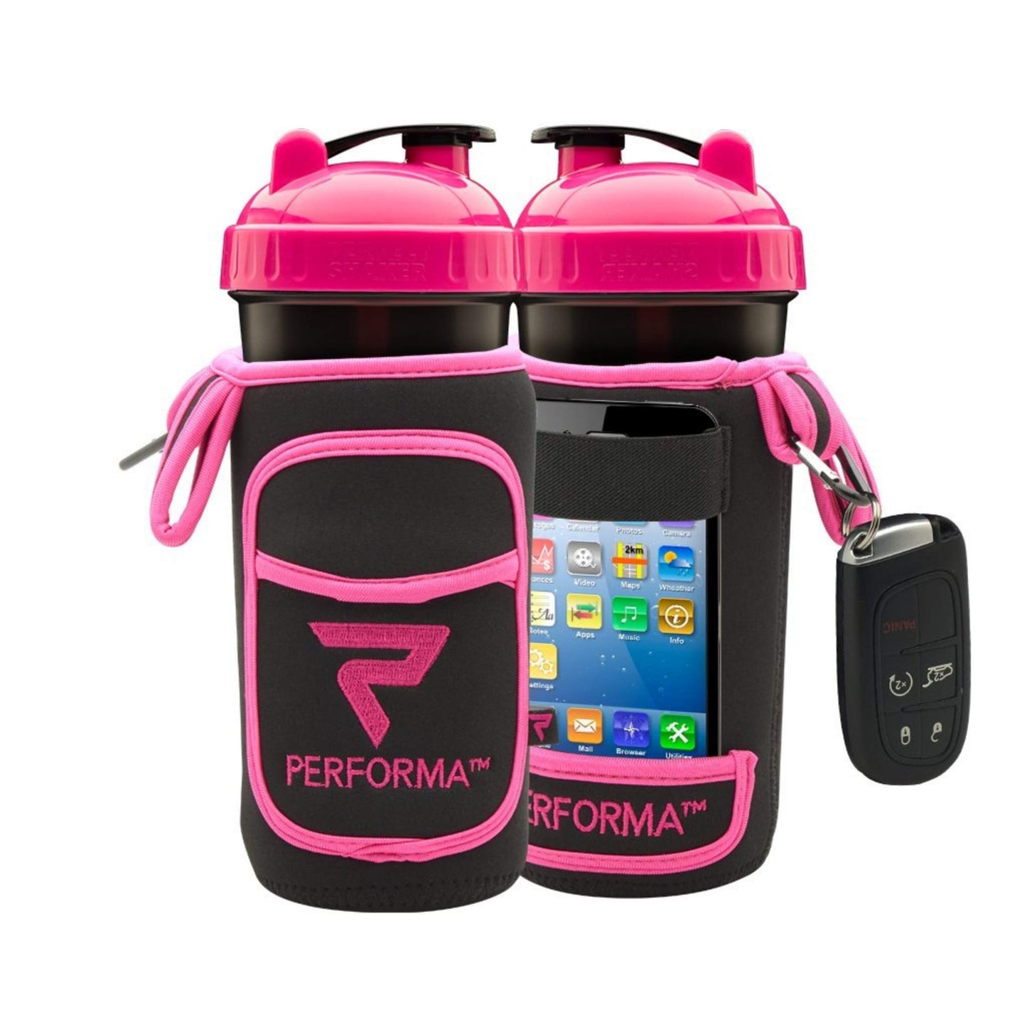 Performa - FitGo (Shaker Sleeve), Black/Pink, Team Perfect