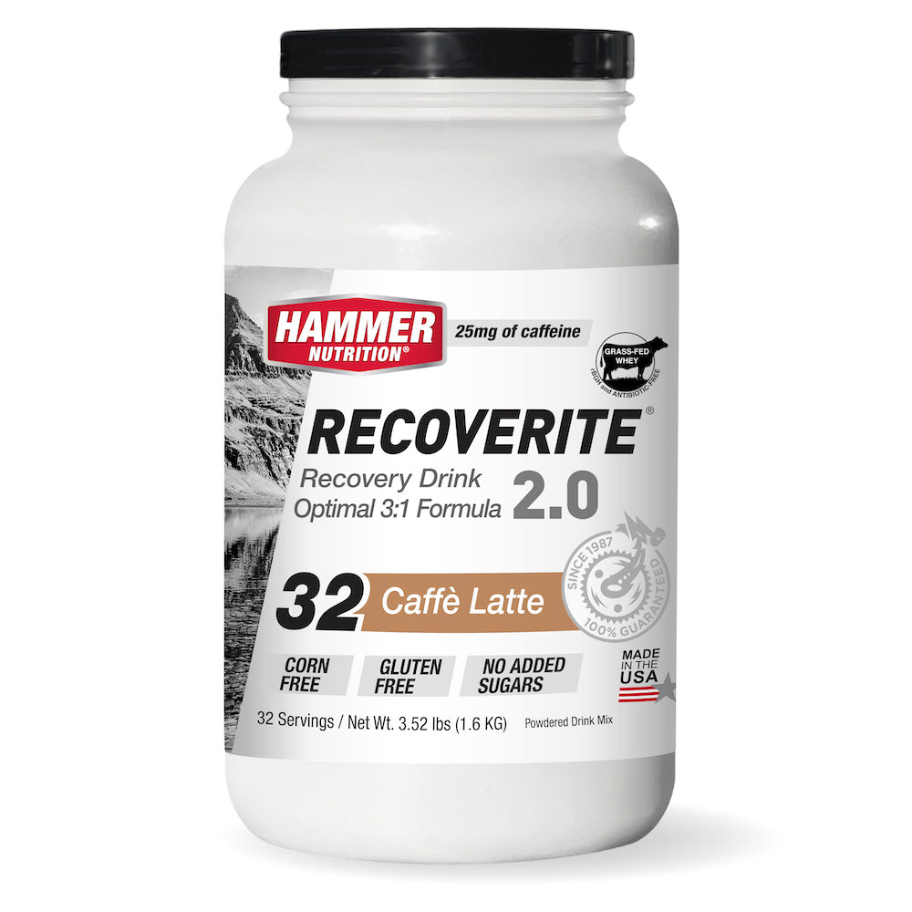 Hammer Nutrition - Recoverite 2.0, Caffe Latte, 32 Servings