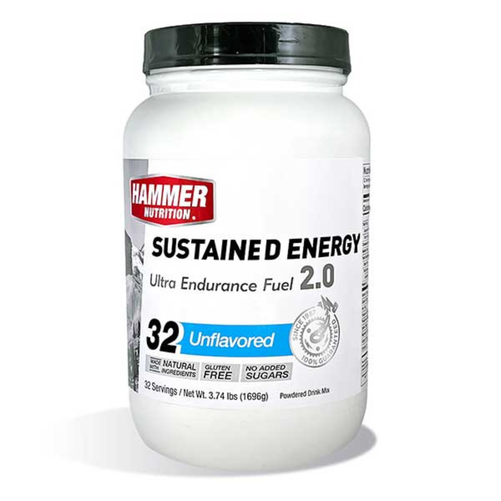 Hammer Nutrition - Sustained Energy, Unflavored, 32 Servings, Team Perfect