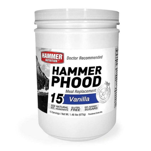 Hammer Nutrition Canada, Meal Replacement Drink, PHOOD, Vanilla, 15 Servings, Team Perfect Wholesale
